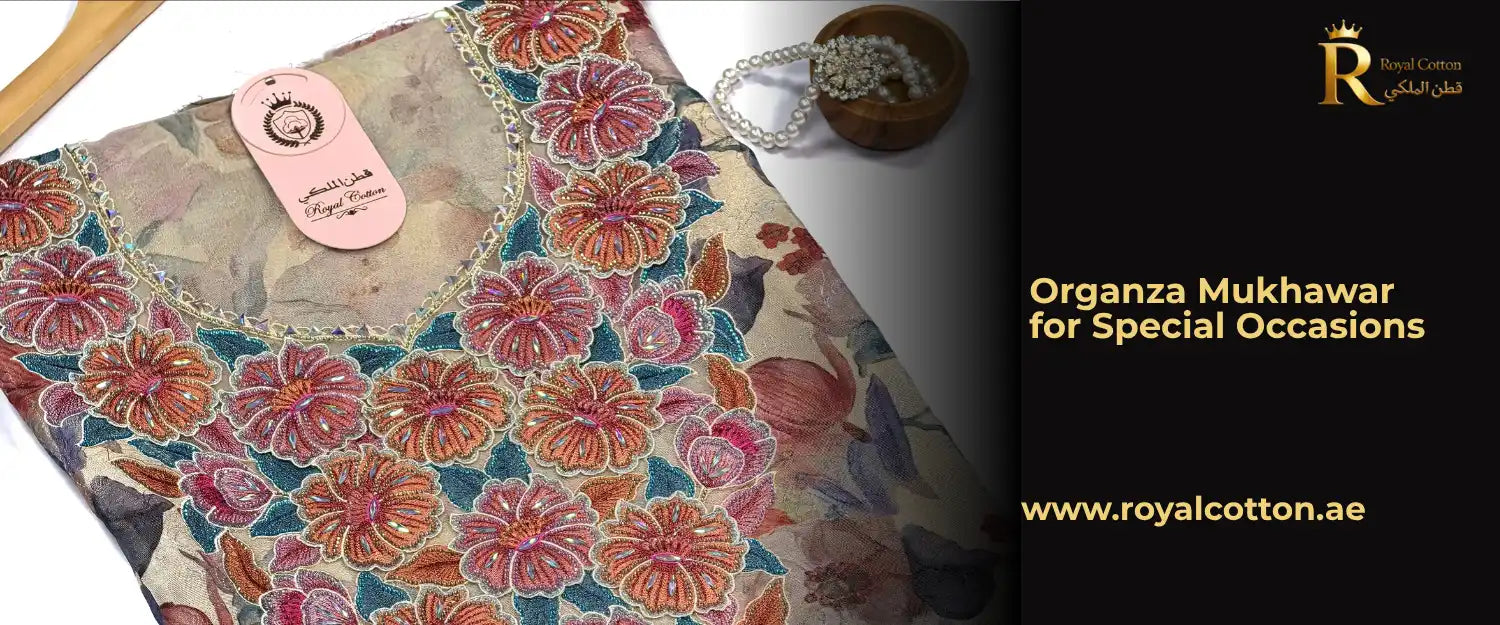 Organza Mukhawar for Special Occasions