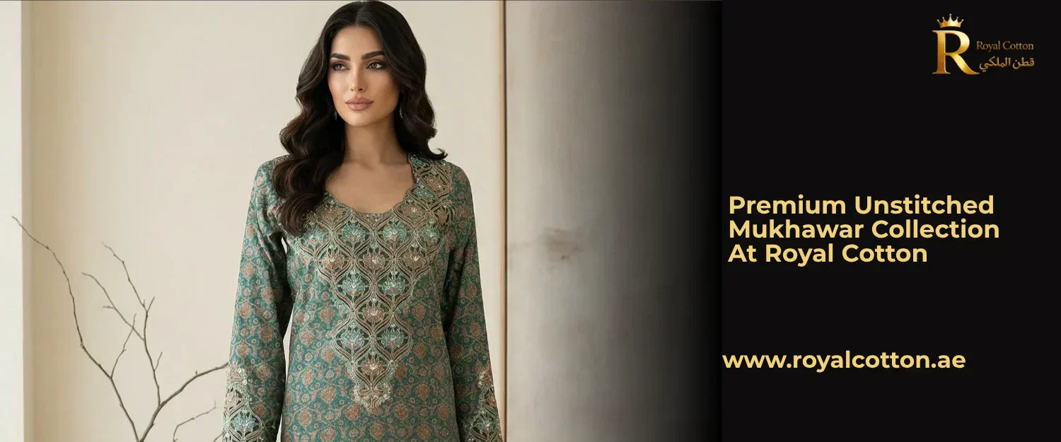 Premium Unstitched Mukhawar 